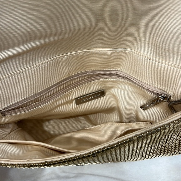 BCBG gold clutch dress bag - Picture 3 of 4